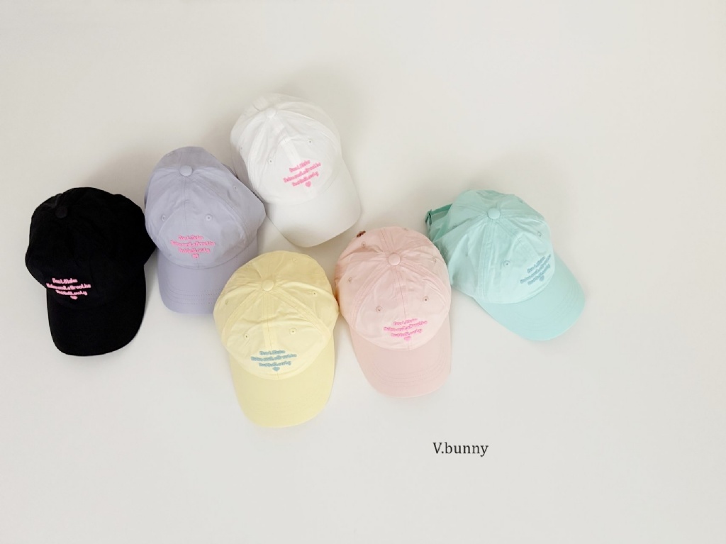 正韓春Vbunny 五色軟糖色棒球帽