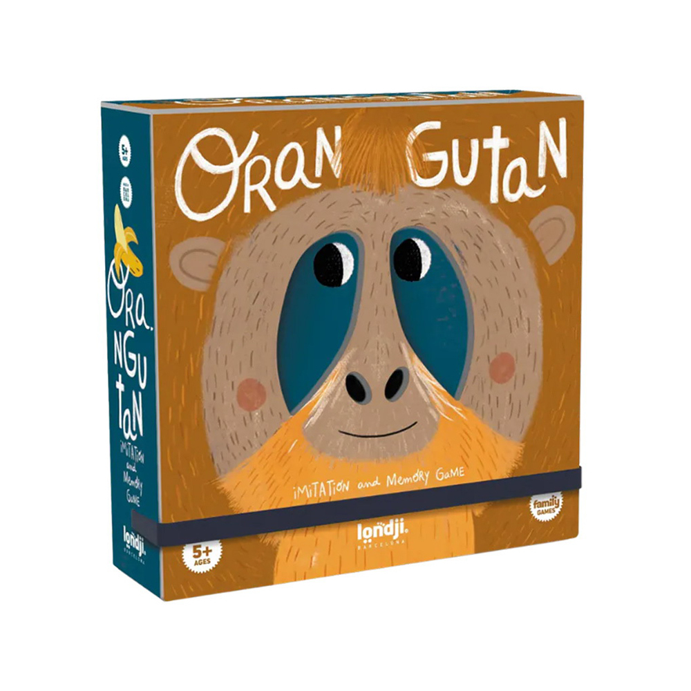 (預購3/31)西班牙Londji 紅毛猩猩聲動記憶桌遊