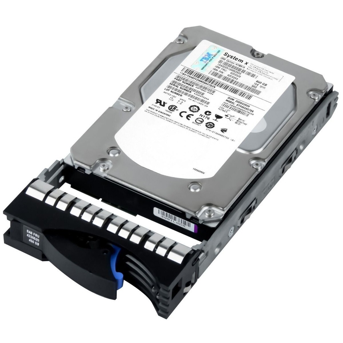 42D0520 IBM 450GB 15K SAS 3.5 HS HDD = 42D0519/42D0521/42D0560/ (翻新)