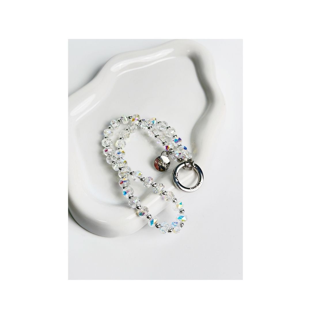 VICXXO 手機吊飾 / 透明水晶珠