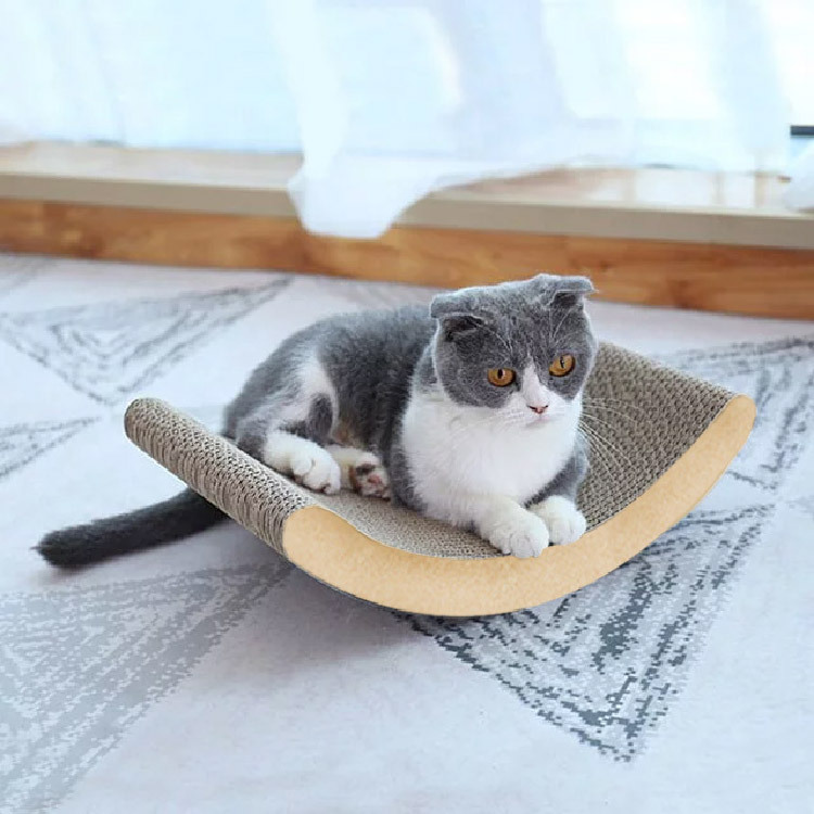 【福利品】喵仙兒-U型瓦楞紙貓抓板