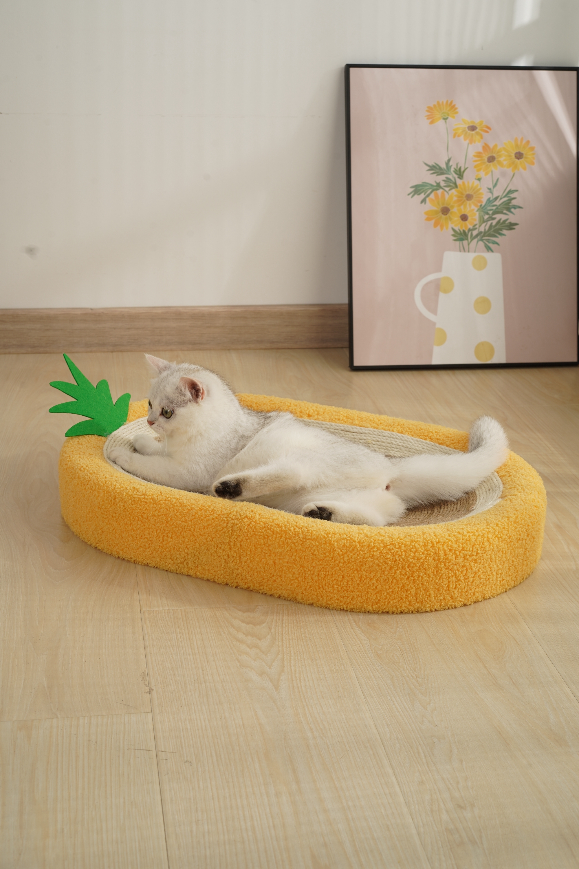 【福利品】喵仙兒-鳳梨酥大型貓抓窩