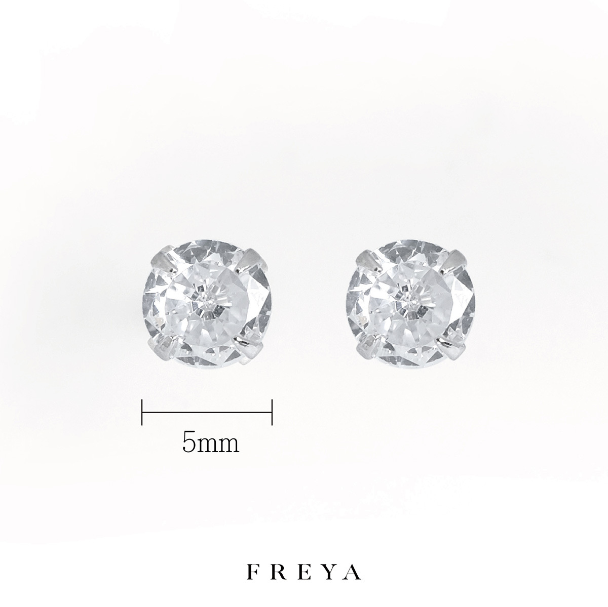 FREYA 一克拉單鑽耳釘