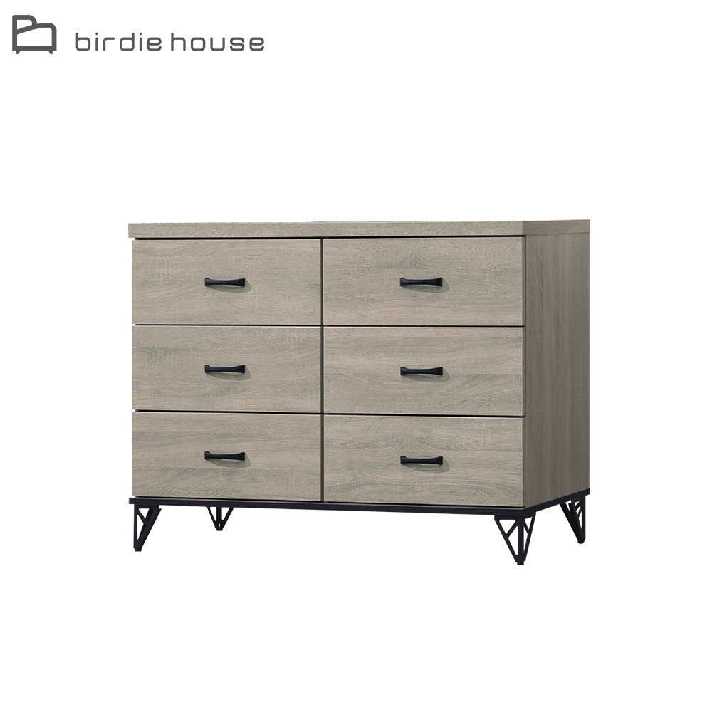 柏蒂家居-卡特森4尺六斗櫃/六抽收納置物櫃