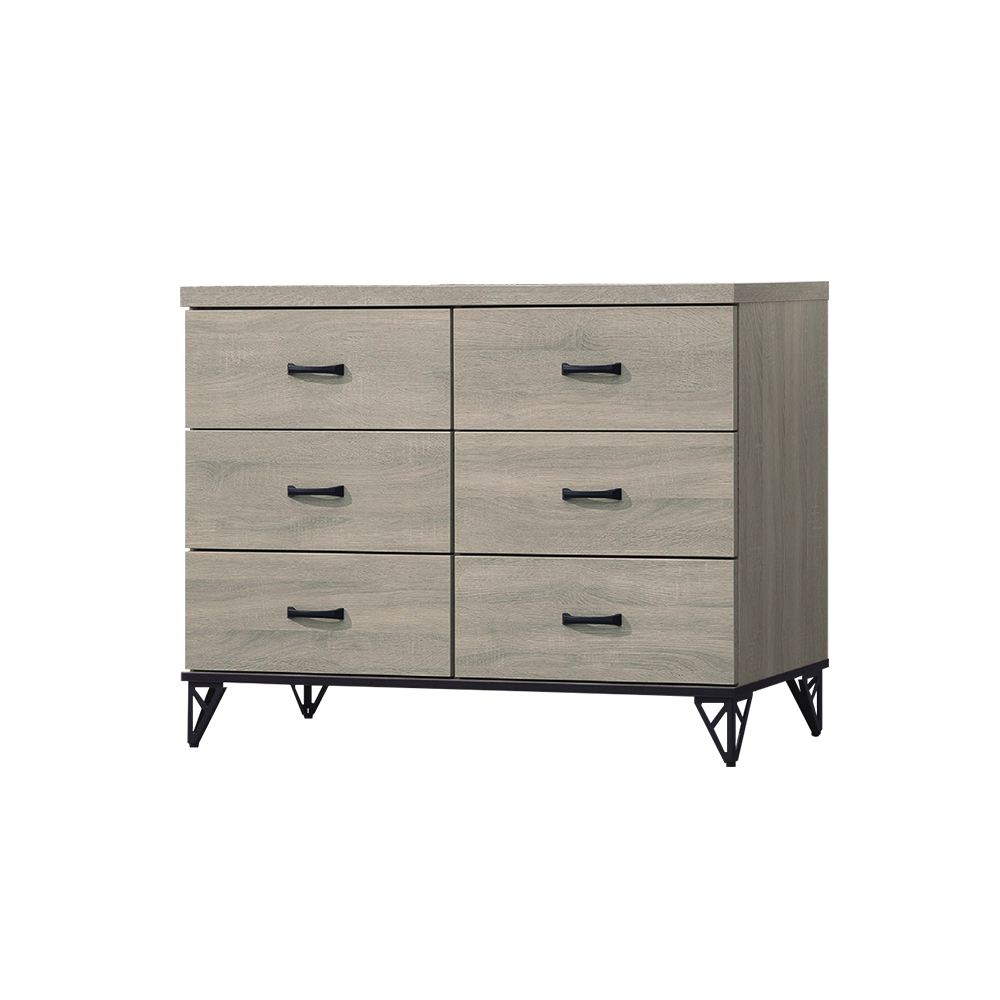 柏蒂家居-卡特森4尺六斗櫃/六抽收納置物櫃