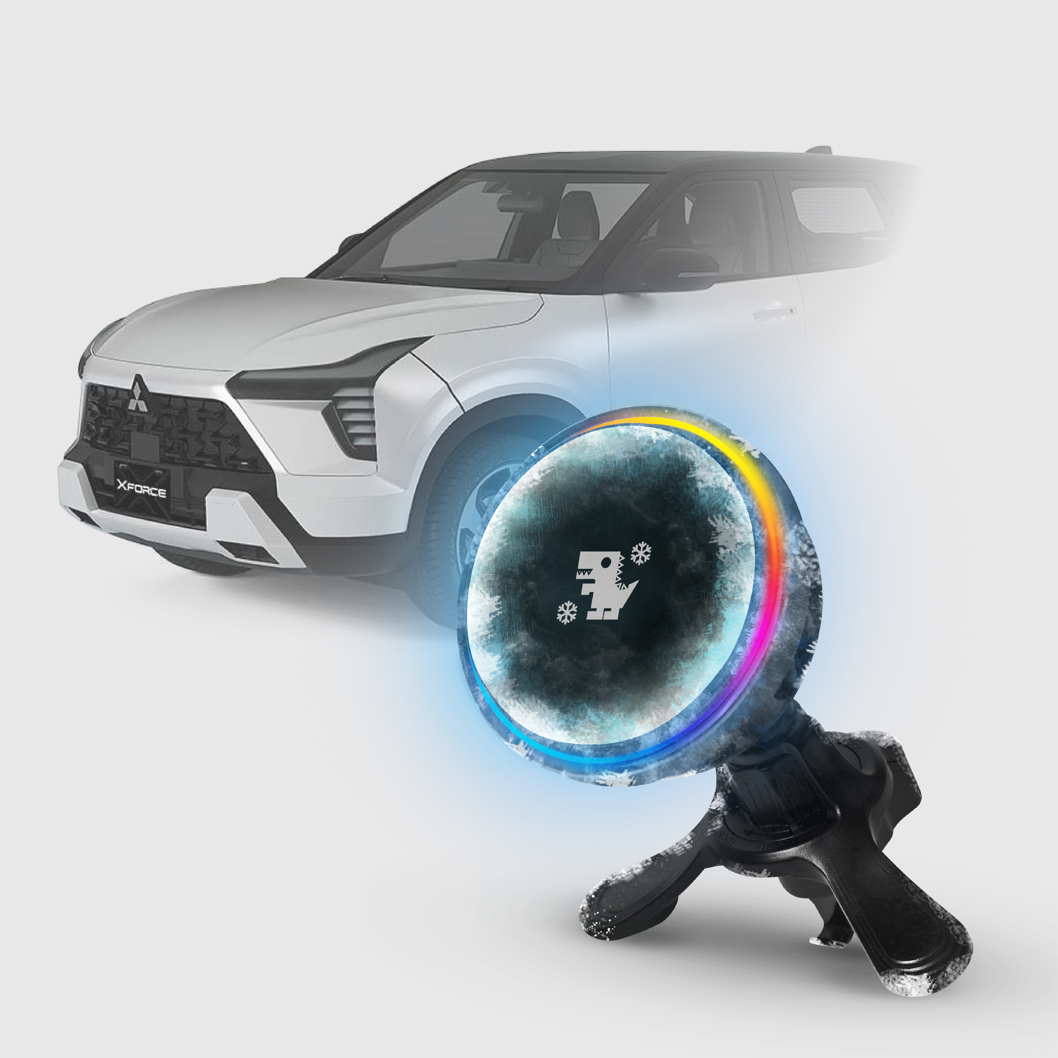 Mitsubishi XFORCE｜XILLA黑鏡冰核智充手機架