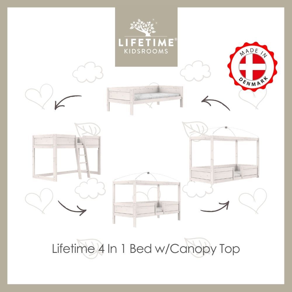 Lifetime 4 In 1 Bed - Canopy Top