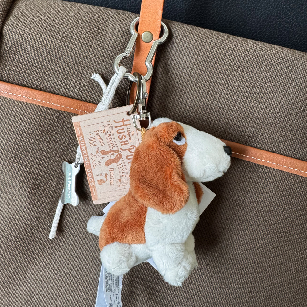 Hush Puppies Basset Hound Charm | Handbag Decorative Chain