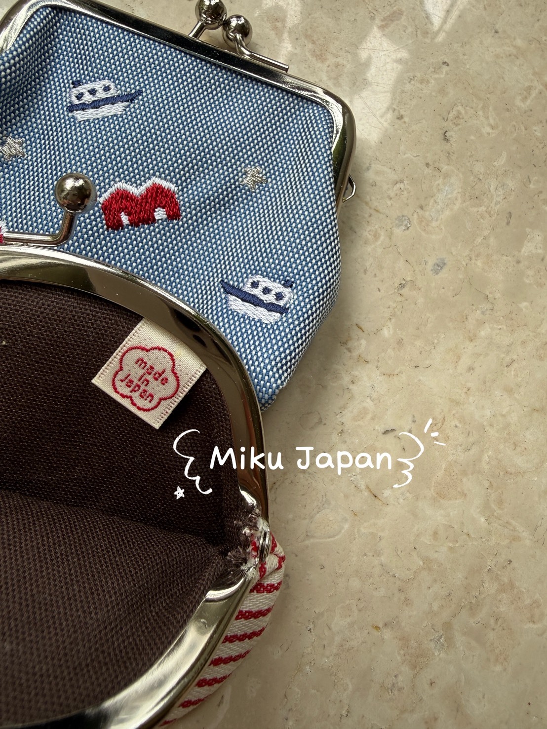 [現貨]  にっぽんCHACHACHA 日本製・精緻刺繡口金包 北海道限定