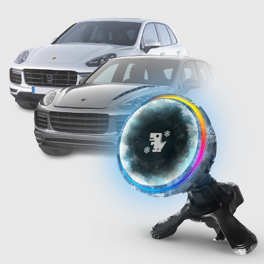 PORSCHE CAYENNE 系列｜XILLA黑鏡冰核智充手機架