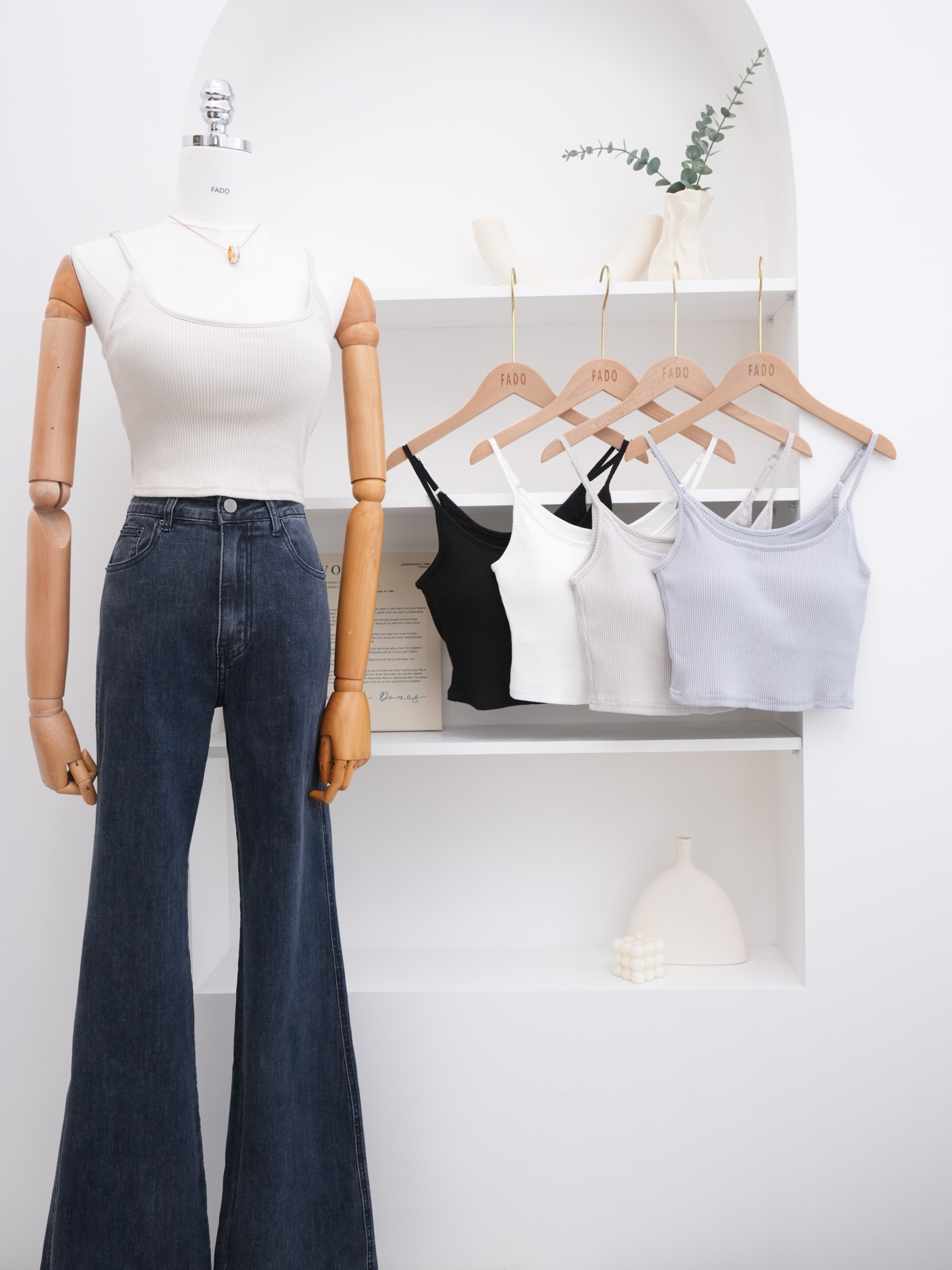 法朵Fado shop｜可拆式調肩帶背心 5265005 四色