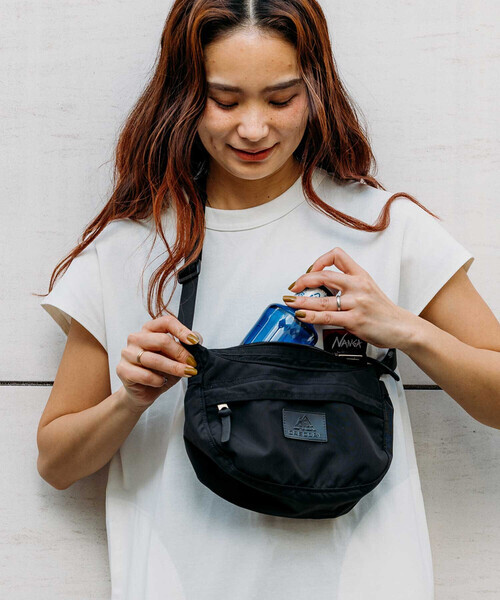 [預購]GREGORY × FREAK'S STORE 別注 TEENY SATCHEL 皮革標章斜背包
