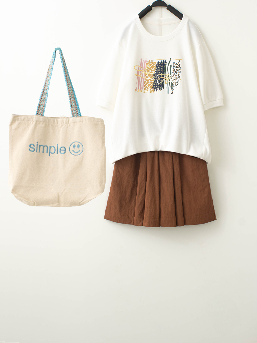 燙金印花下擺抽皺上衣紋理打褶短褲組合