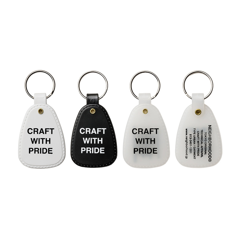 Neighborhood Advertising Keyholder 鑰匙圈 夜光/黑/白 美式復古 261MYNH-AC10