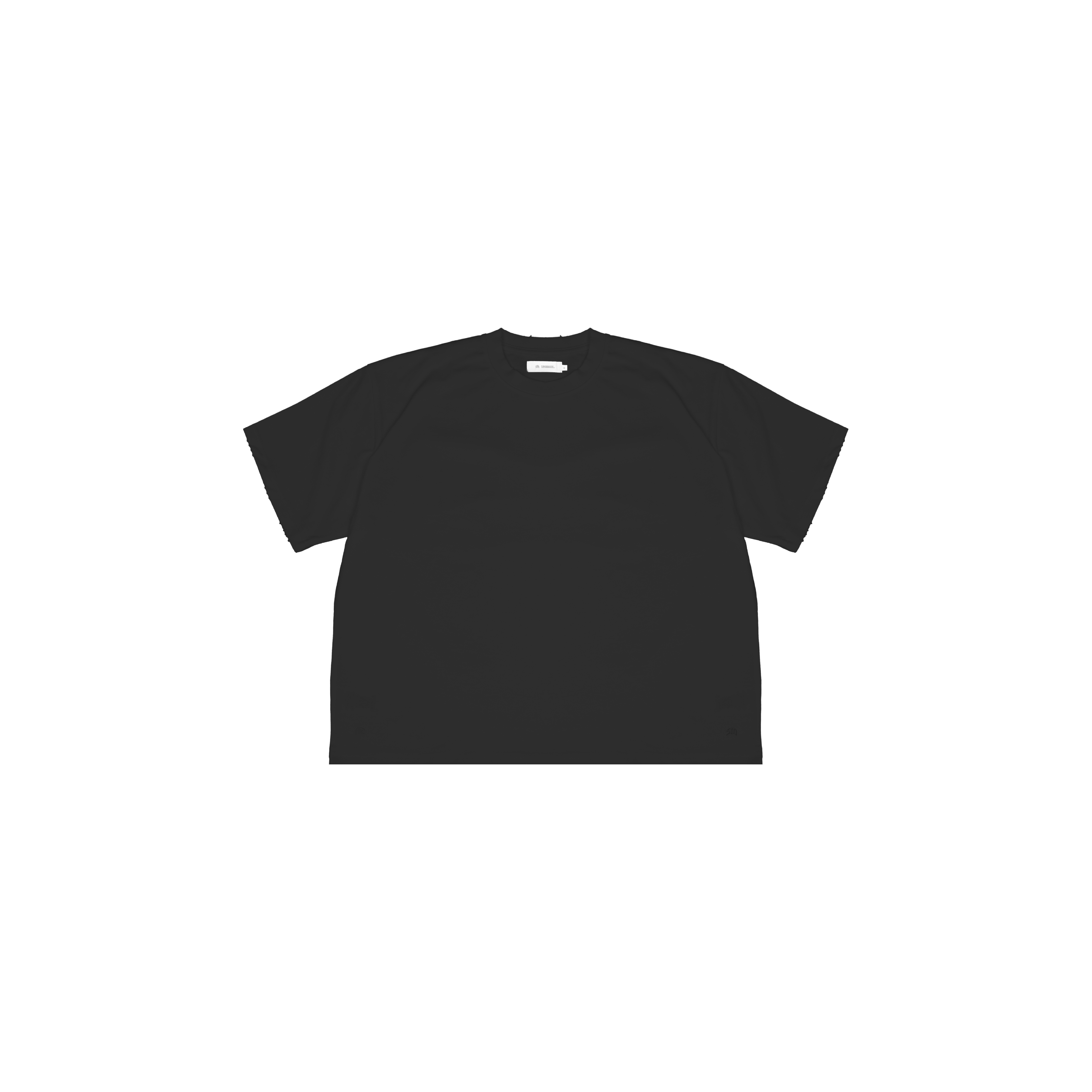 SIMON MADE TS-2405 VINTAGE 基礎 寬短 破壞 BOXY 短T