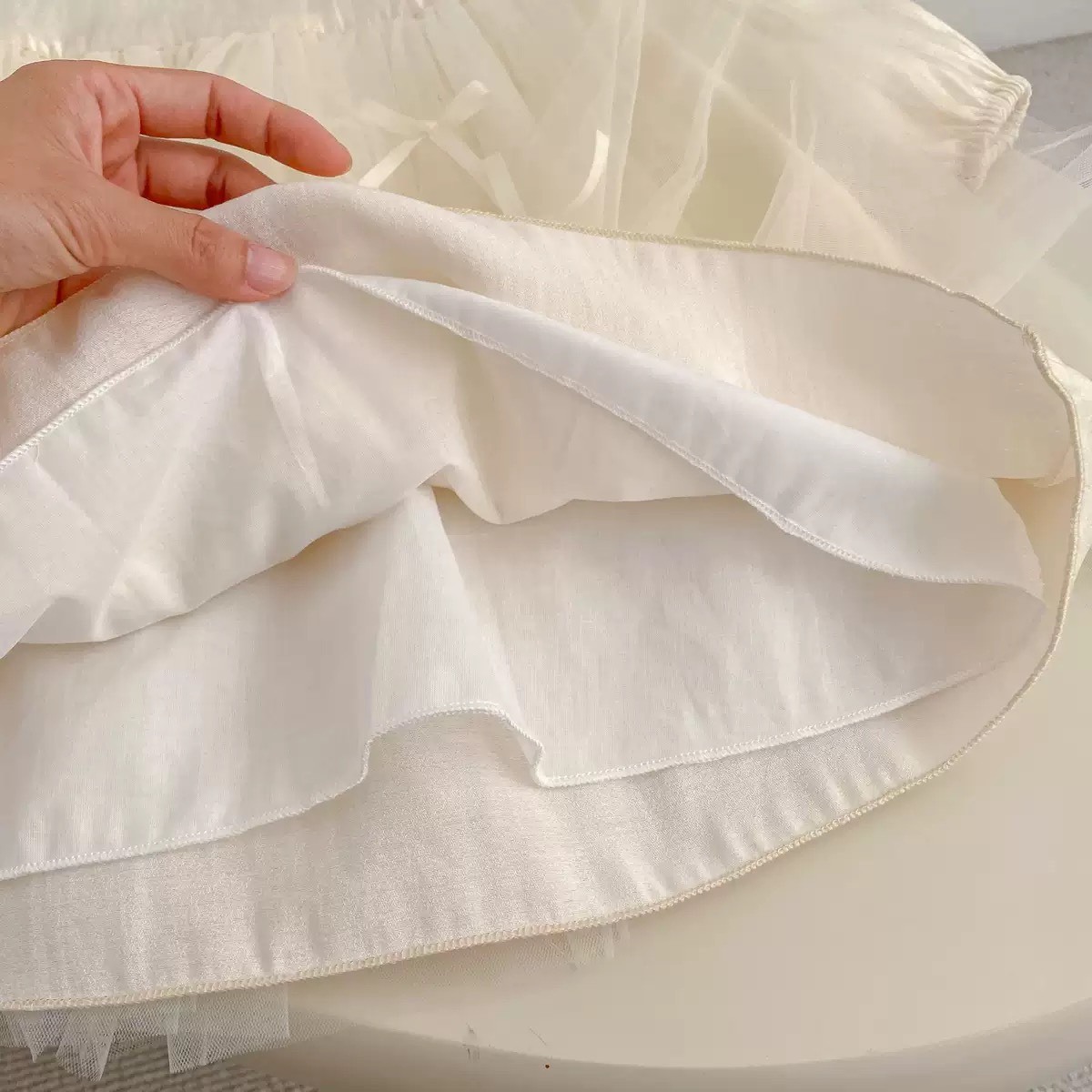 網紗蝴蝶結洋裝