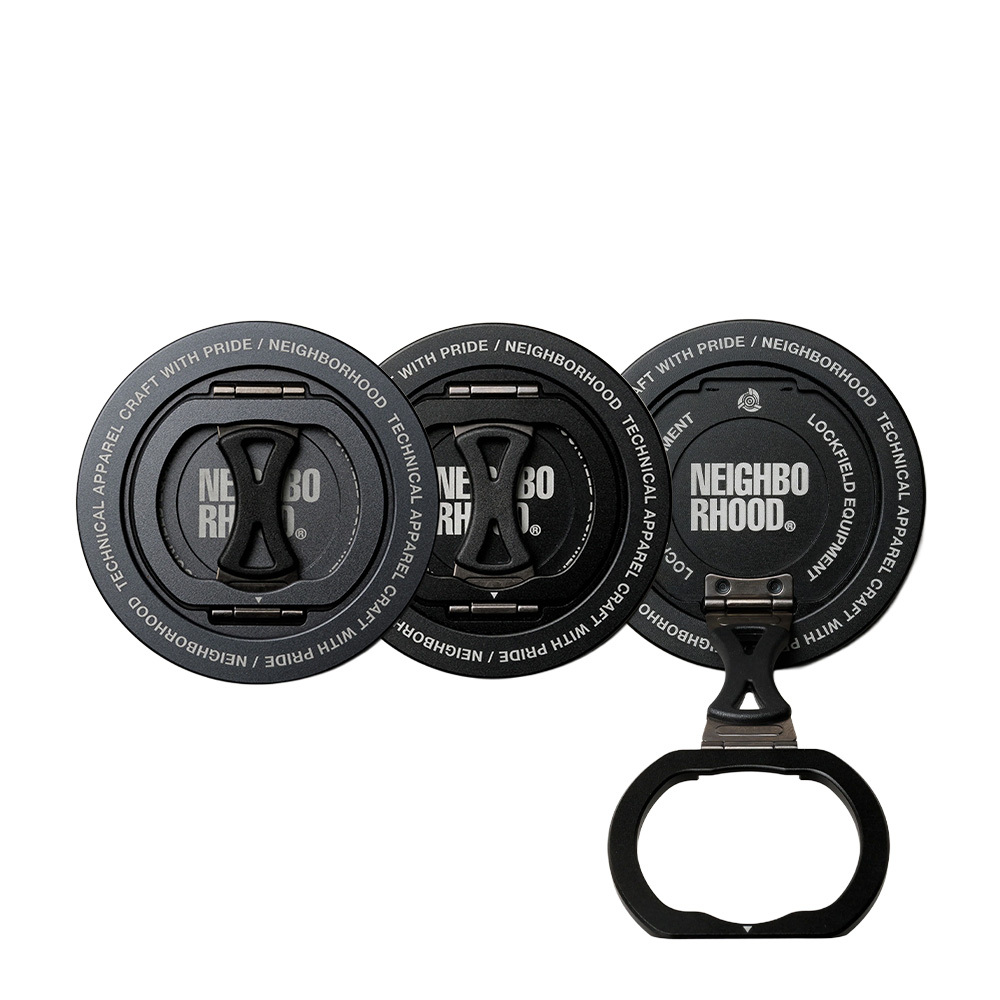 Neighborhood Nh X Lfe . MagSafe 磁吸 鋁合金 手機支架 黑/灰 261OWLON-AC02