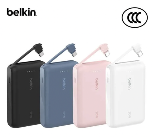Belkin | BoostCharge 內置USB-C線行動電源 10000mAh BPB021fq