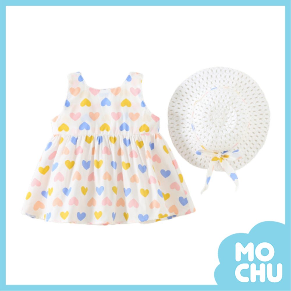 多彩愛心小洋裝