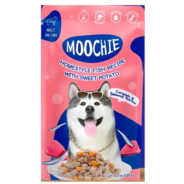 Moochie 狗濕糧．Homestyle系列 魚+甜薯120g