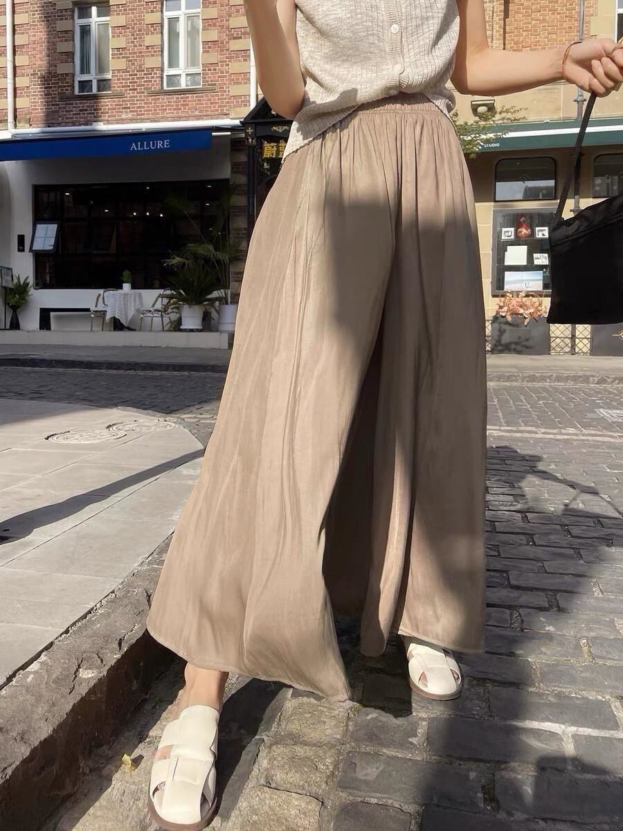 2259-天絲棉完美弧度寬褲