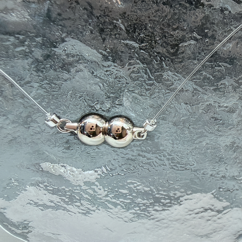 日本Akoya珍珠項鏈、無調色（配磁石扣）