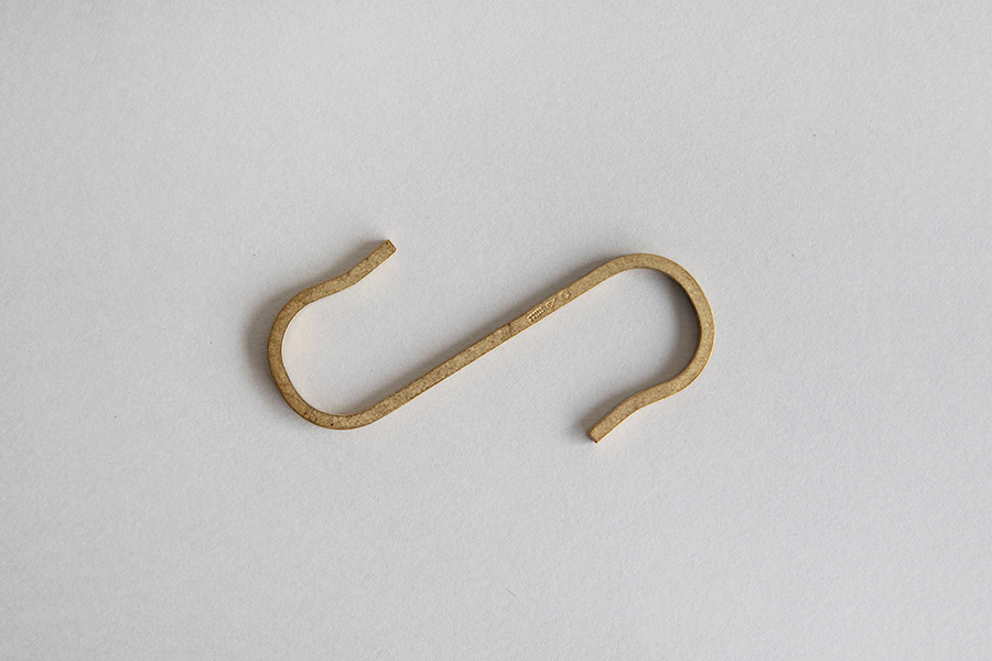 猿山修 - 東屋 HOOK No.2黃銅S型掛勾 / 大 (5入組)