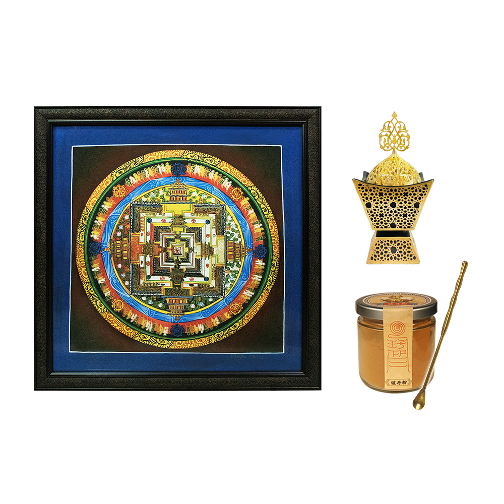 【菩提居】Hima加持東瑪壇城唐卡組 (廠商直出、不參加免運及滿額贈優惠)