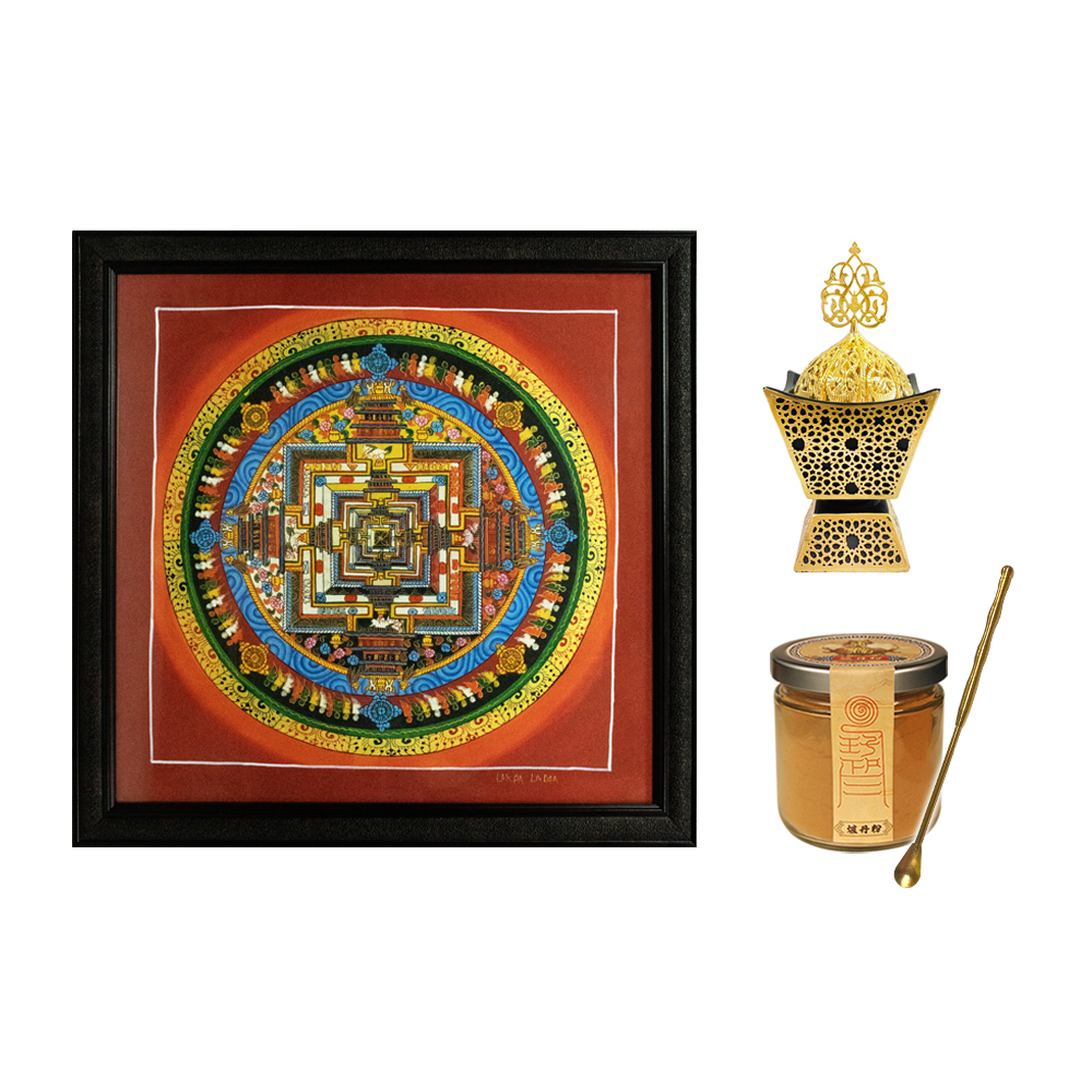 【菩提居】Hima加持貢布壇城唐卡組 (廠商直出、不參加免運及滿額贈優惠)