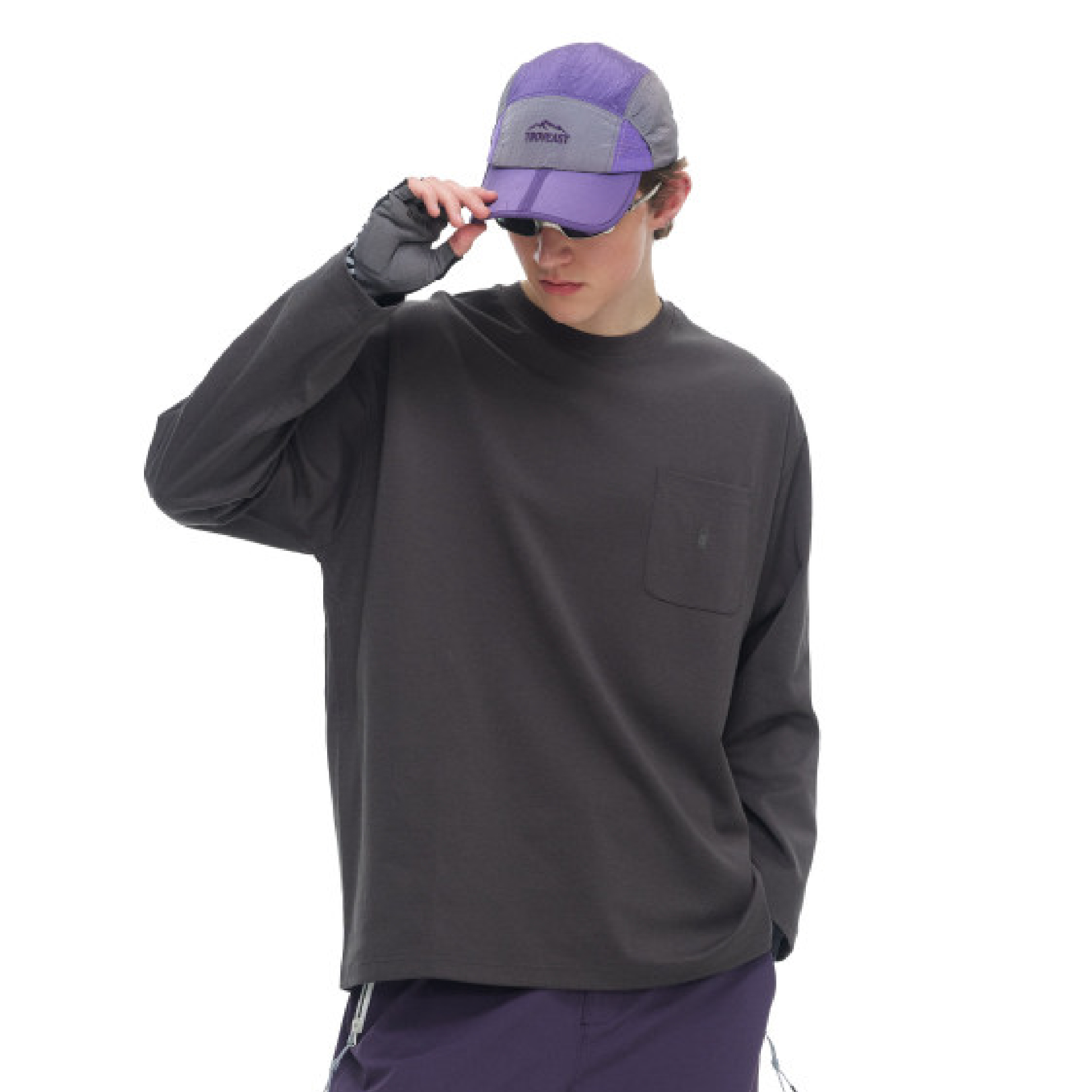 PIN SKTBS Texture LS 肌理口袋長袖Tee [P-T0226]