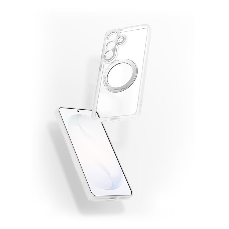 SafeProtect | Magnetic Charging Compatible 8.5Ft Drop Proof Hybrid Case w/ rotatable ring for Samsung S26