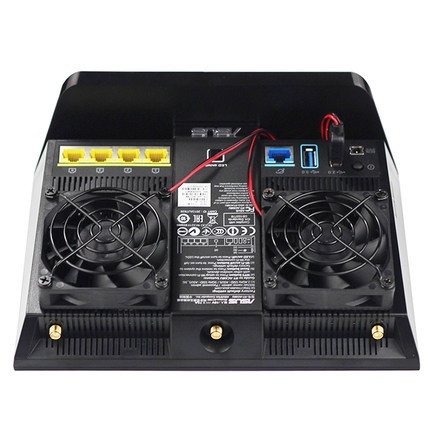 ASUS RT-AC68U AC86U AX86U 專用 7cm 雙風扇 USB 供電 靜音 路由器散熱風扇