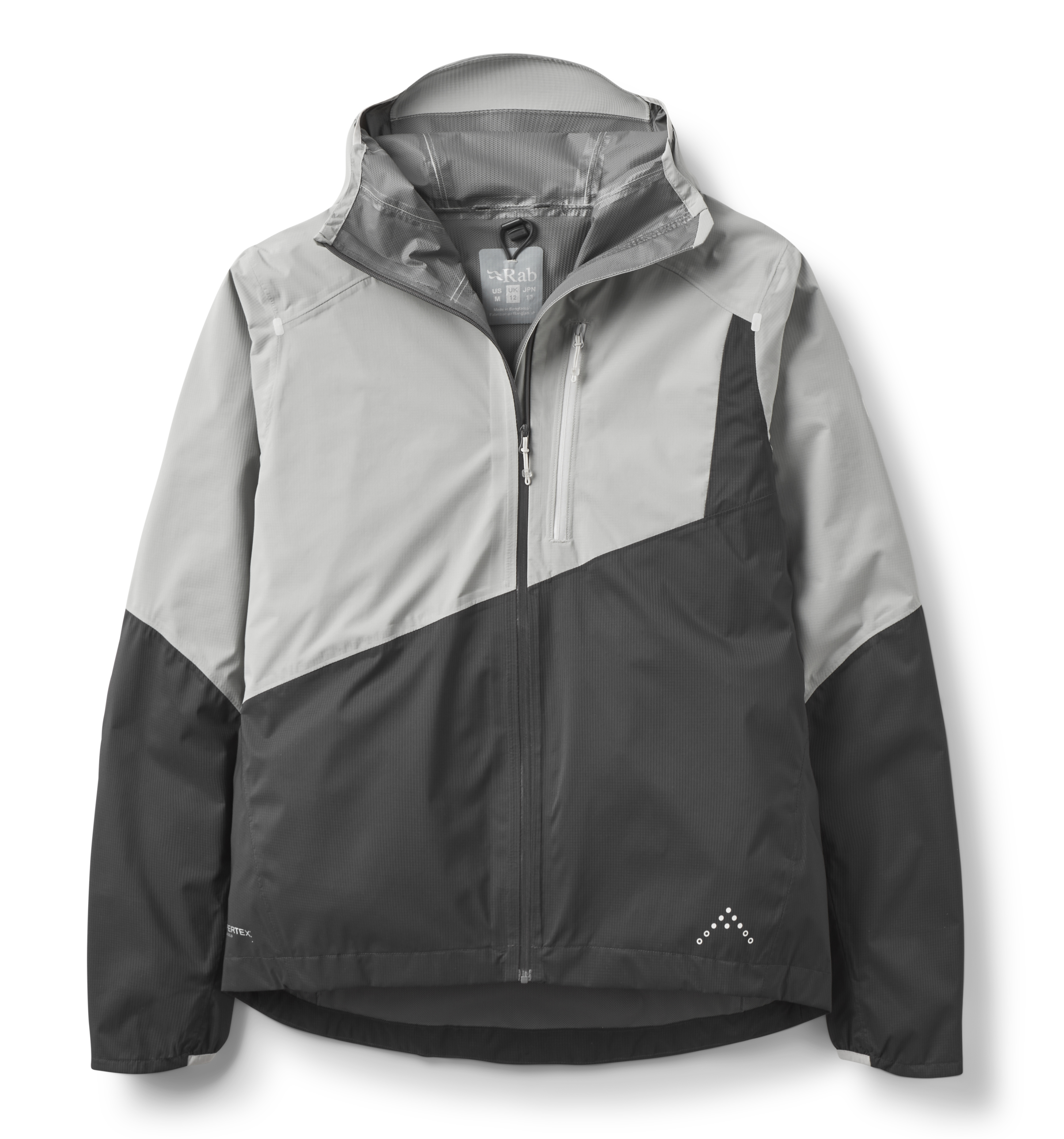 Rab Women's Downpour Trail Light Waterproof Jacket #QIP-19 ( Colour : Light Zinc ) #香港限定 #2026 #令和8年