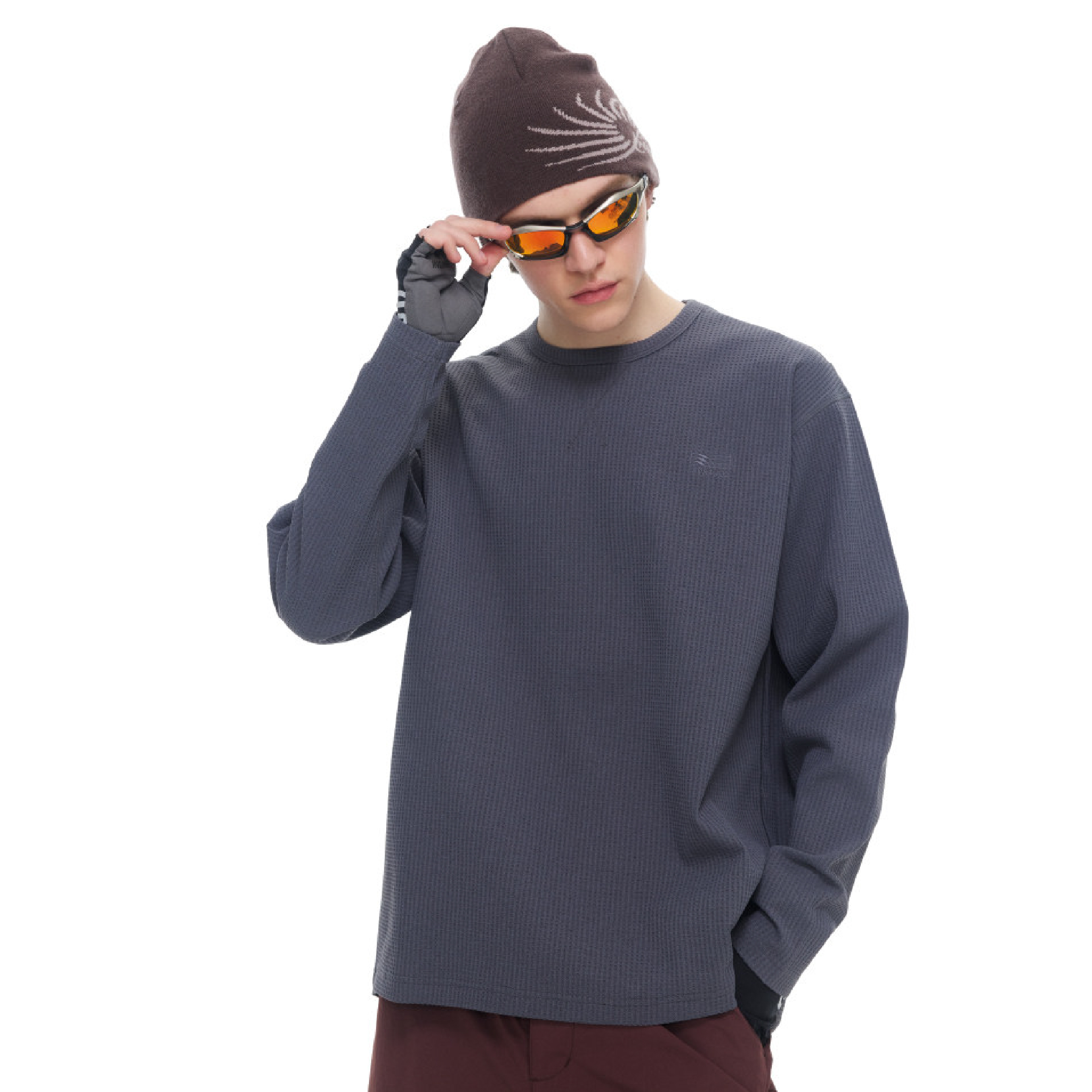 PIN SKTBS Waffle knit LS 華夫格基礎長袖Tee [P-T0726]
