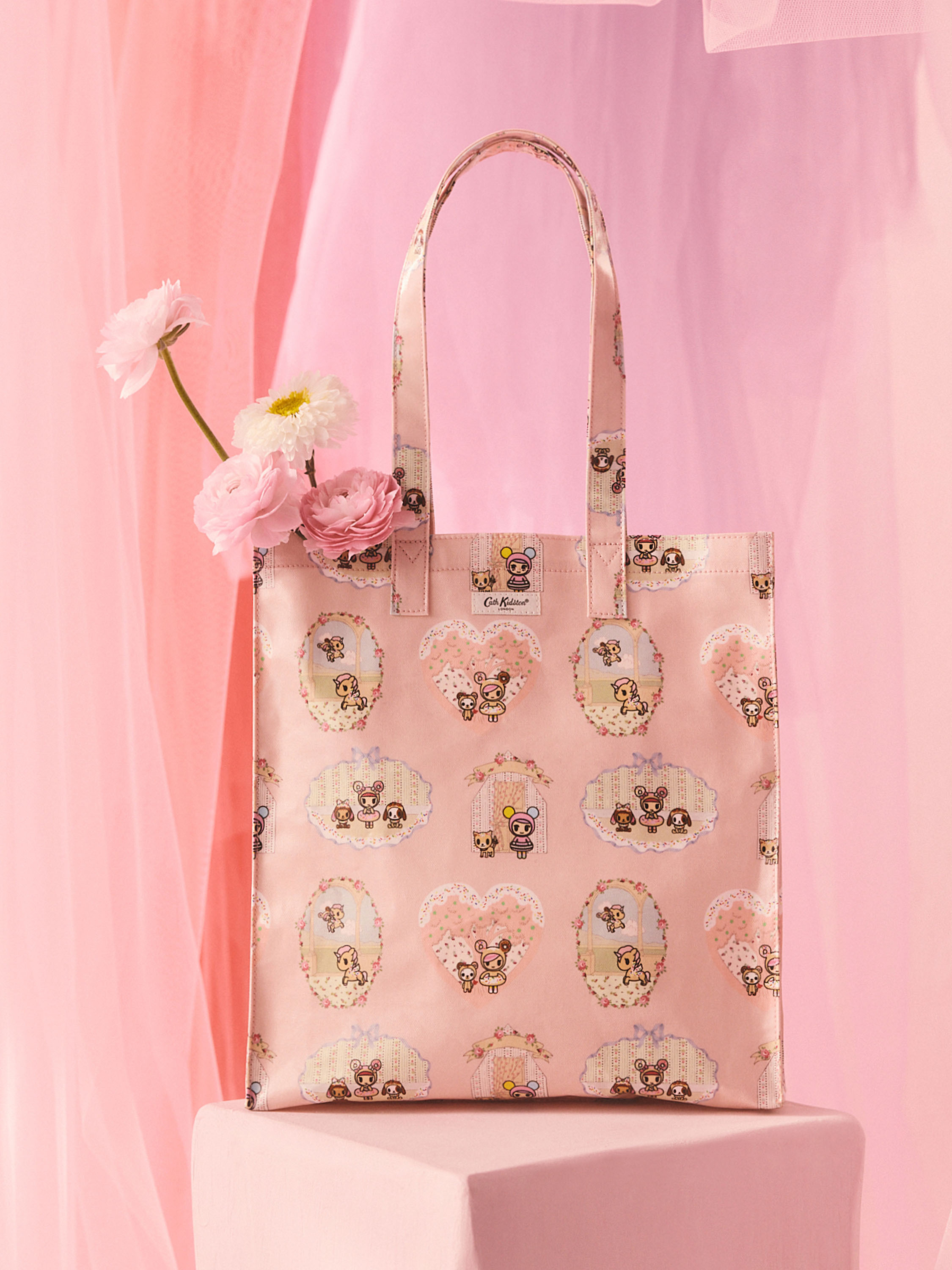 tokidoki Town 防潑水直式印花書袋