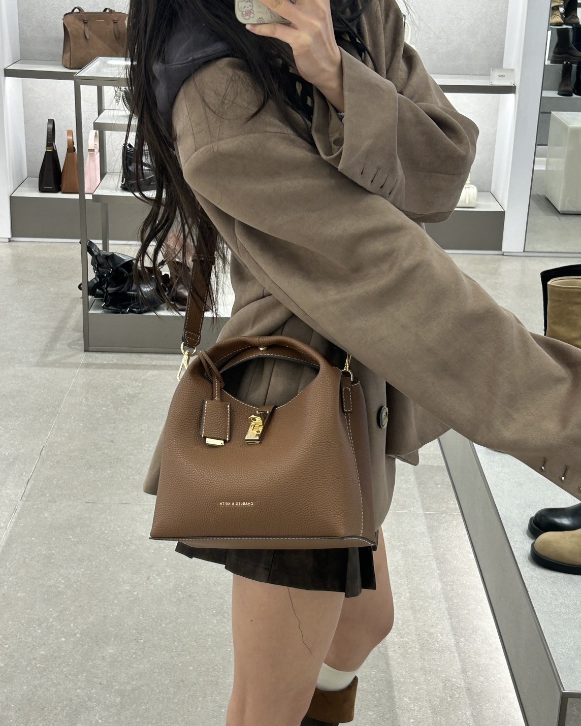 <買一送一👜新色到>Charles & Keith 小CK 飯盒包 水桶包 五色