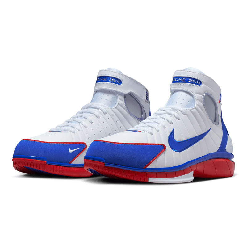 〈海外連線預定〉男鞋 NIKE AIR ZOOM HUARACHE 2K4 'ALL STAR' 白藍紅 2026 洛杉磯明星賽 實戰 籃球鞋【IR0563-146】KOBE