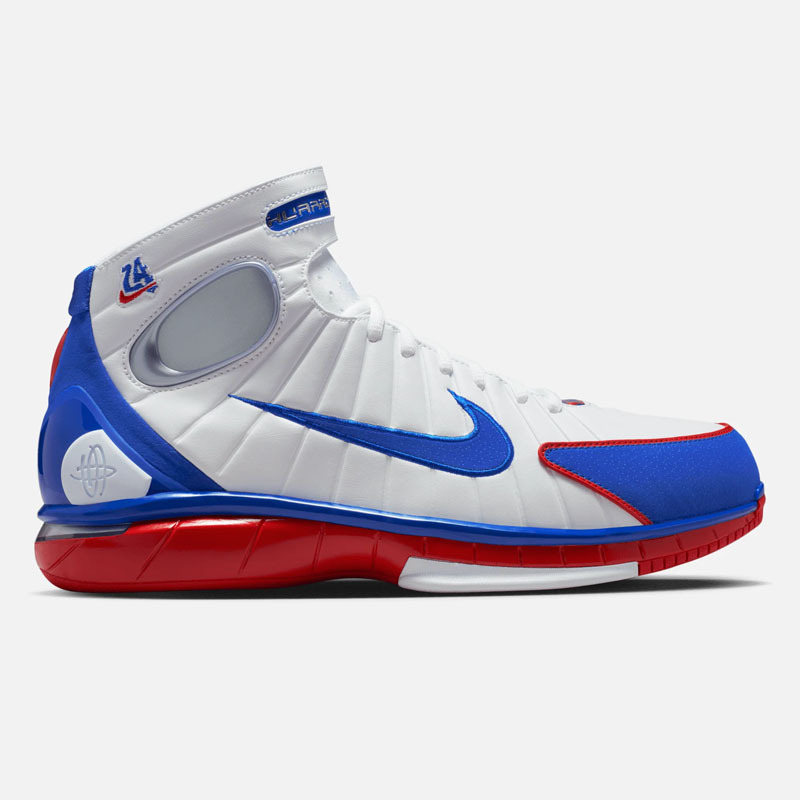 〈海外連線預定〉男鞋 NIKE AIR ZOOM HUARACHE 2K4 'ALL STAR' 白藍紅 2026 洛杉磯明星賽 實戰 籃球鞋【IR0563-146】KOBE