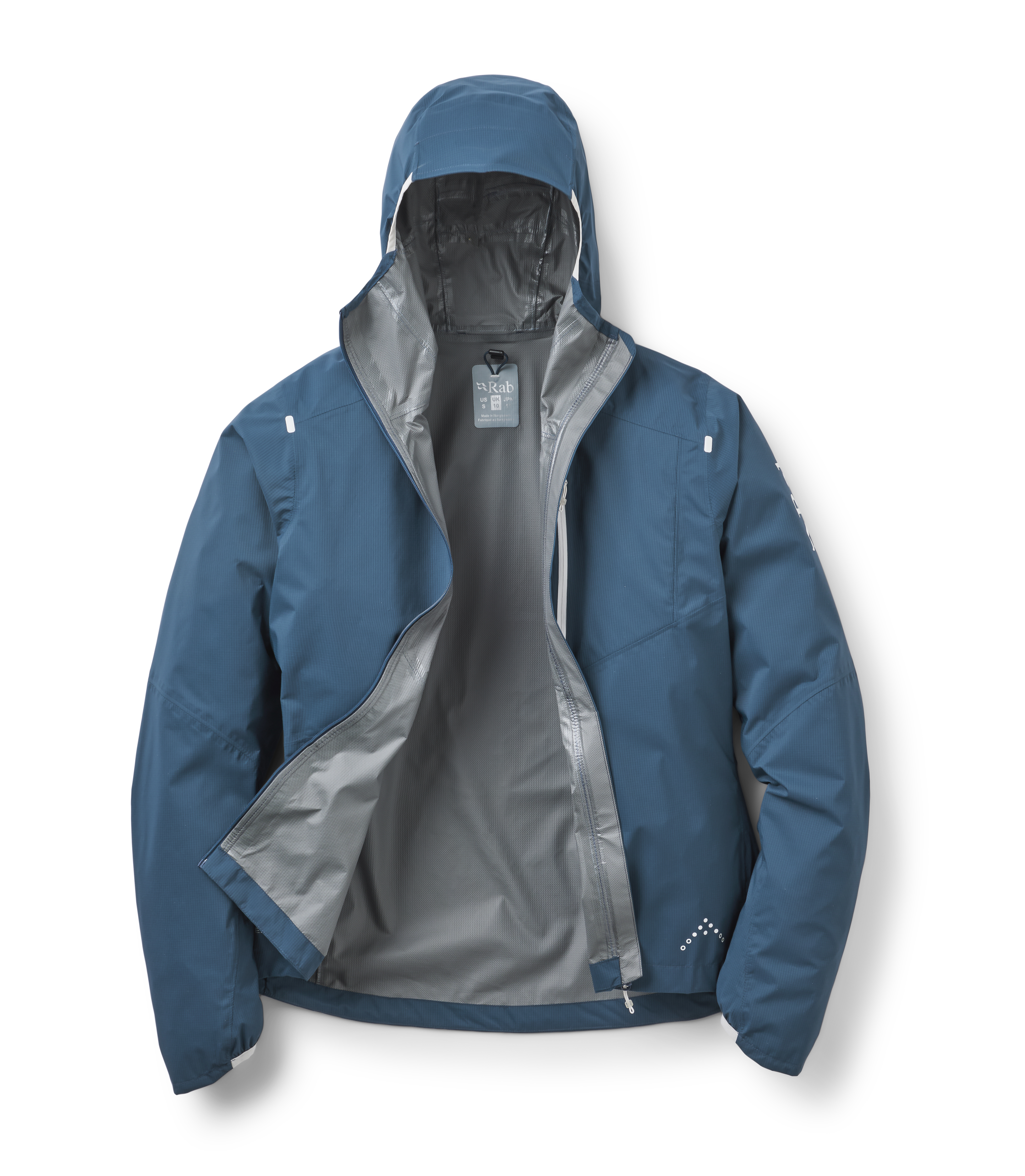 Rab Women's Downpour Trail Light Waterproof Jacket #QIP-19 ( Colour : Tempest Blue ) #香港限定 #2026 #令和8年