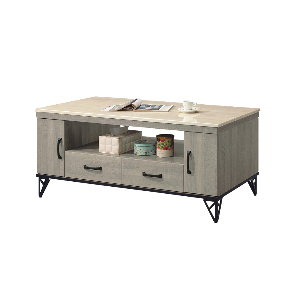 柏蒂家居-卡特森4尺石面大茶几