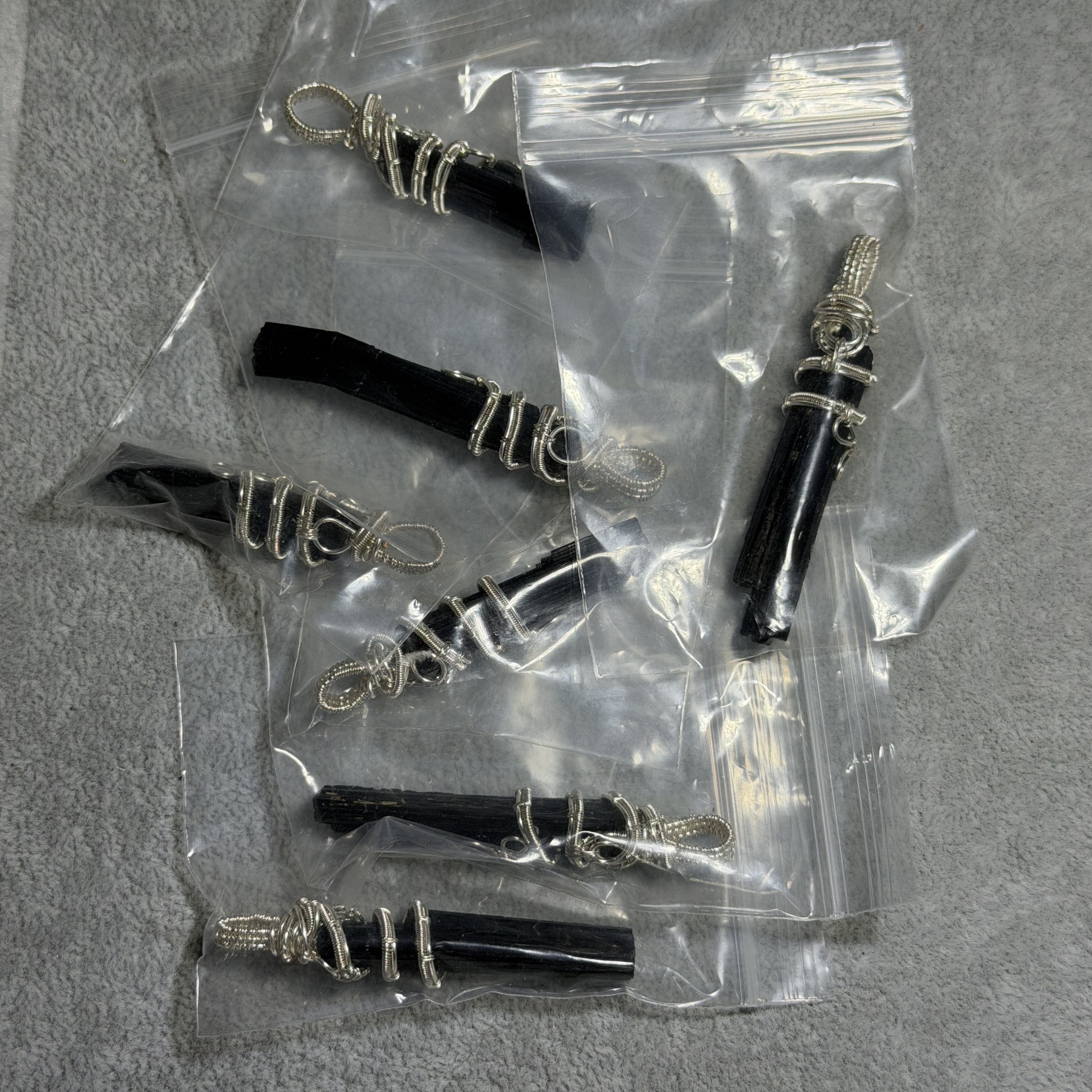 黑碧璽礦標吊墜 (小)圖中隨機發貨