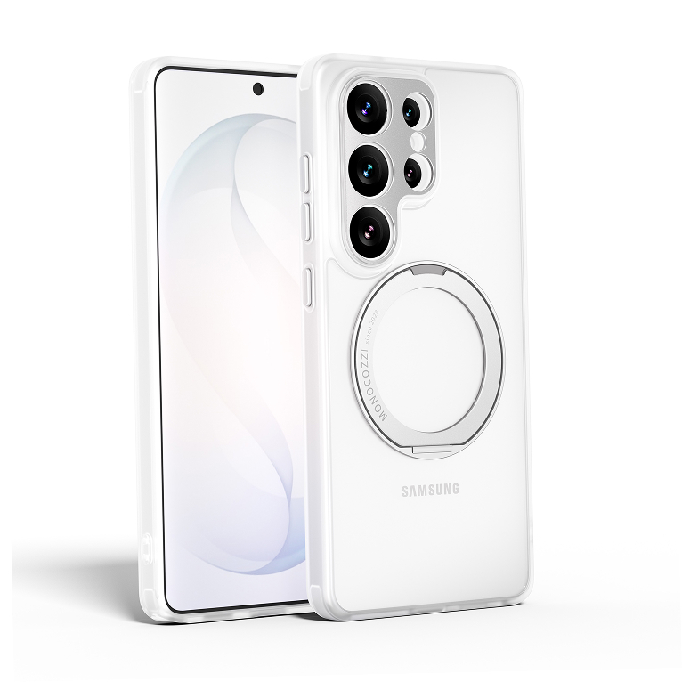 SafeProtect | Magnetic Charging Compatible 8.5Ft Drop Proof Hybrid Case w/ rotatable ring  for Samsung S26 Ultra