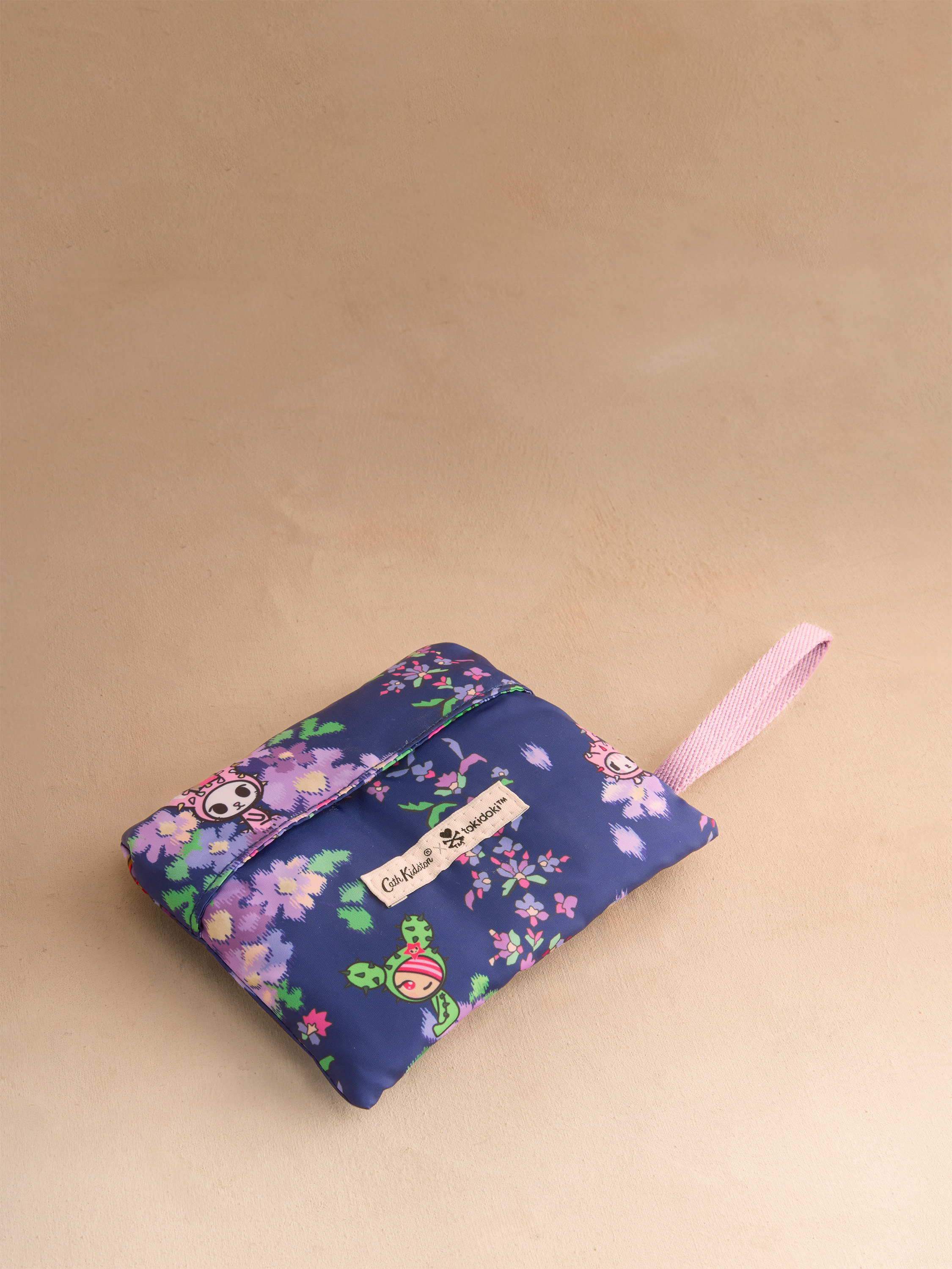tokidoki Cactus Wiggle 釘釦式口袋摺疊購物袋