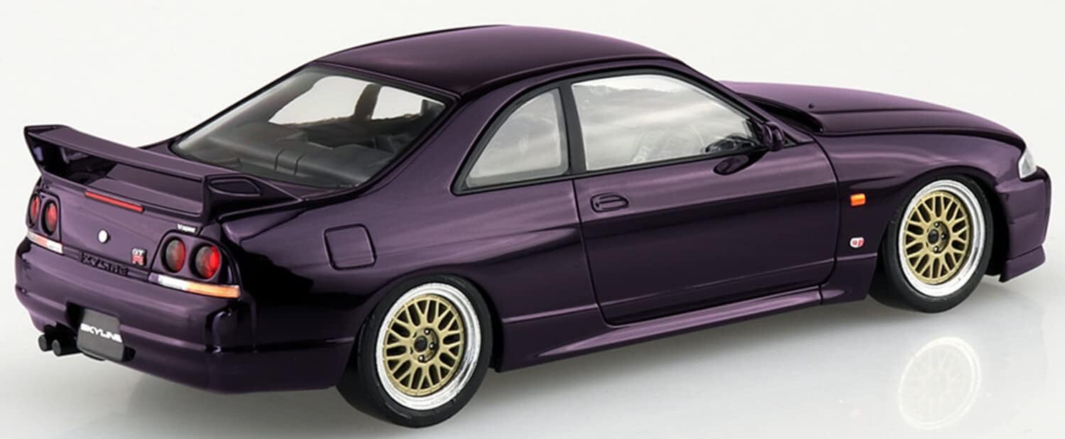 AOSHIMA 拼裝模型套件 日產 Skyline GT-R（午夜紫）15-SP1 比例 1/32