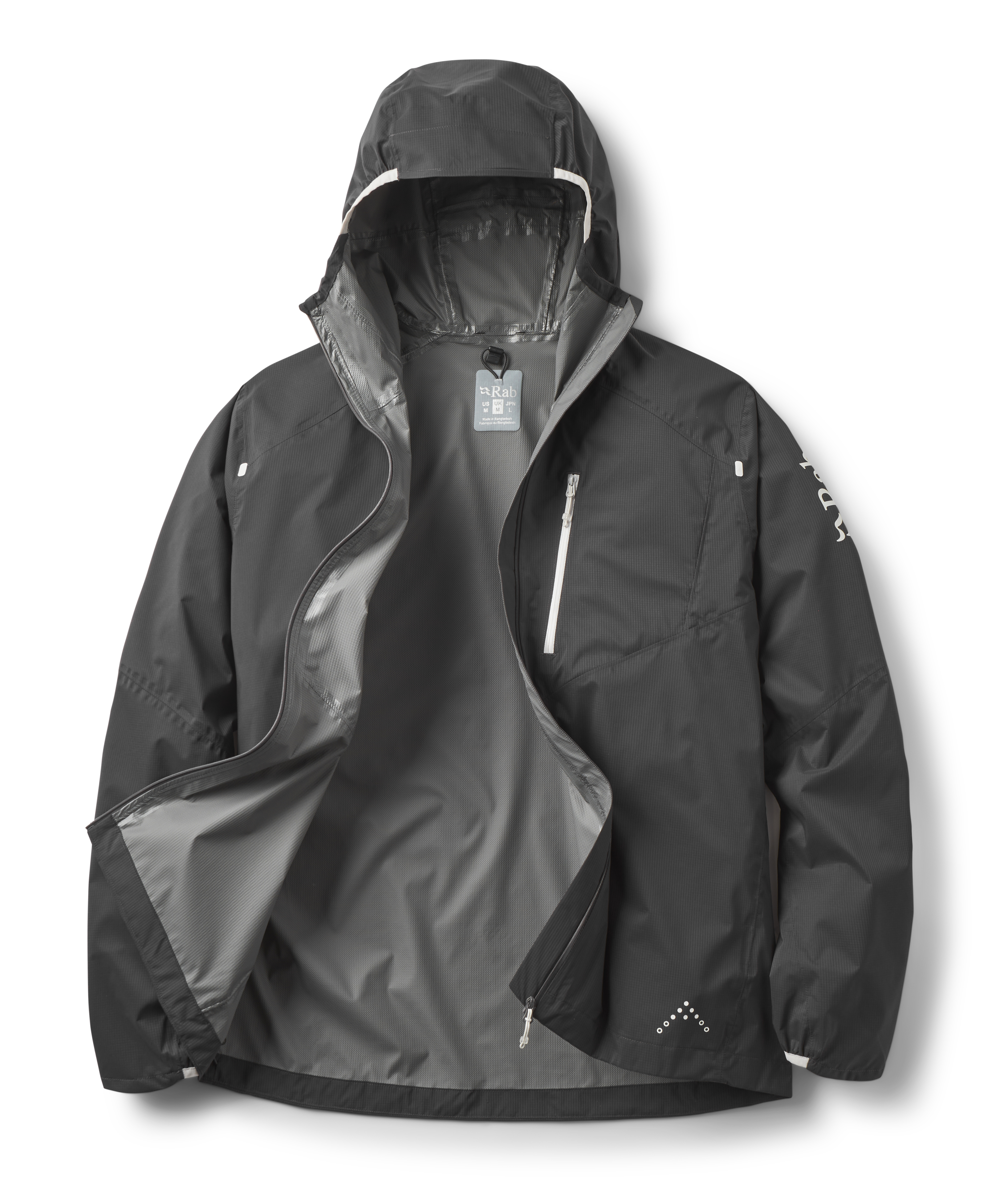 Rab Men's Downpour Trail Light Waterproof Jacket #QIP-18 ( Colour : Anthracite ) #香港限定 #2026 #令和8年