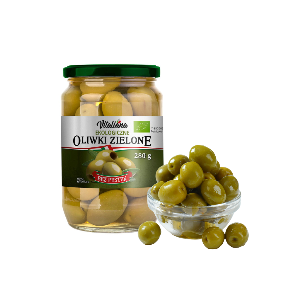 Vitaliana - 有機義大利鹽水去核青橄欖 (280g) (12623)