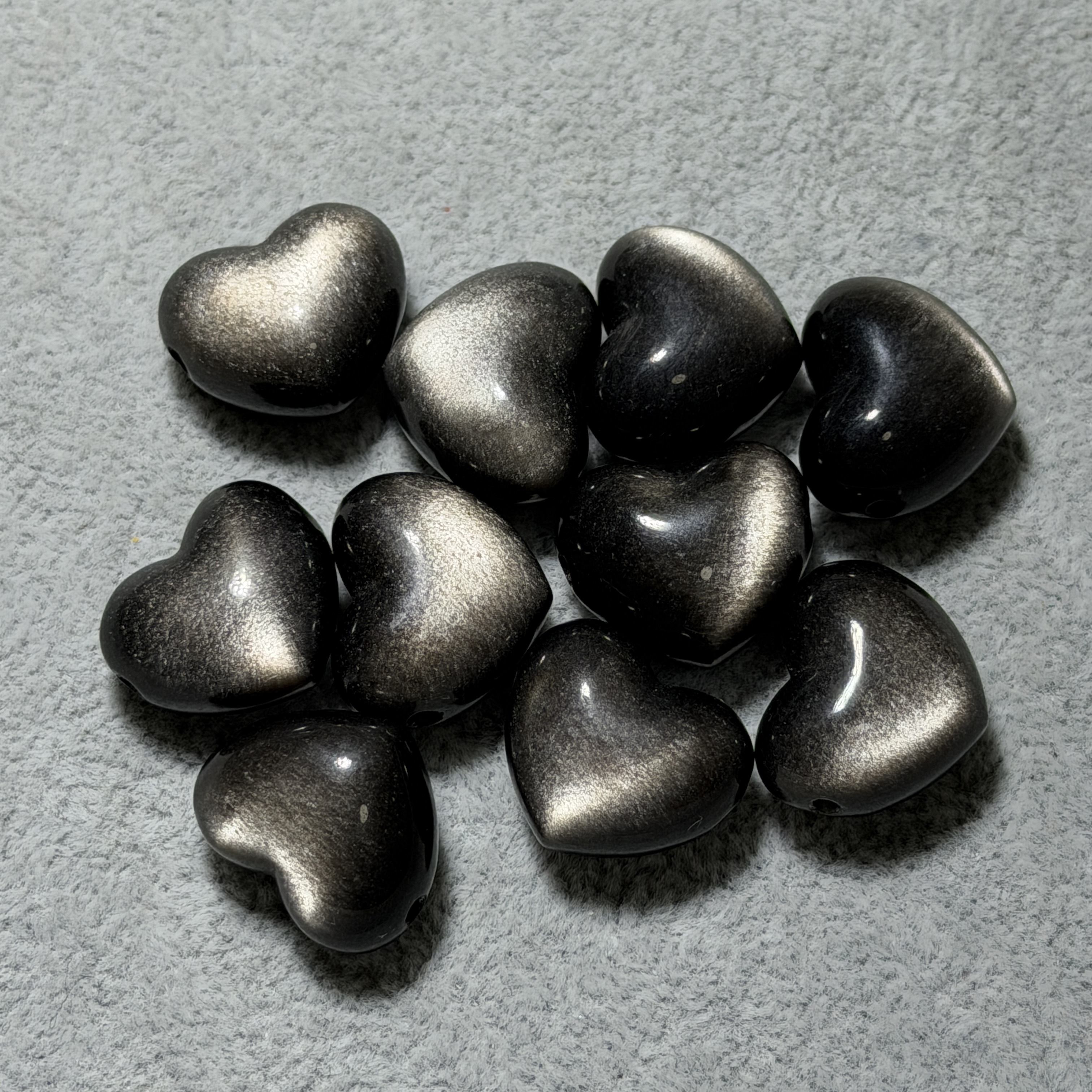 銀曜石愛心 17*15