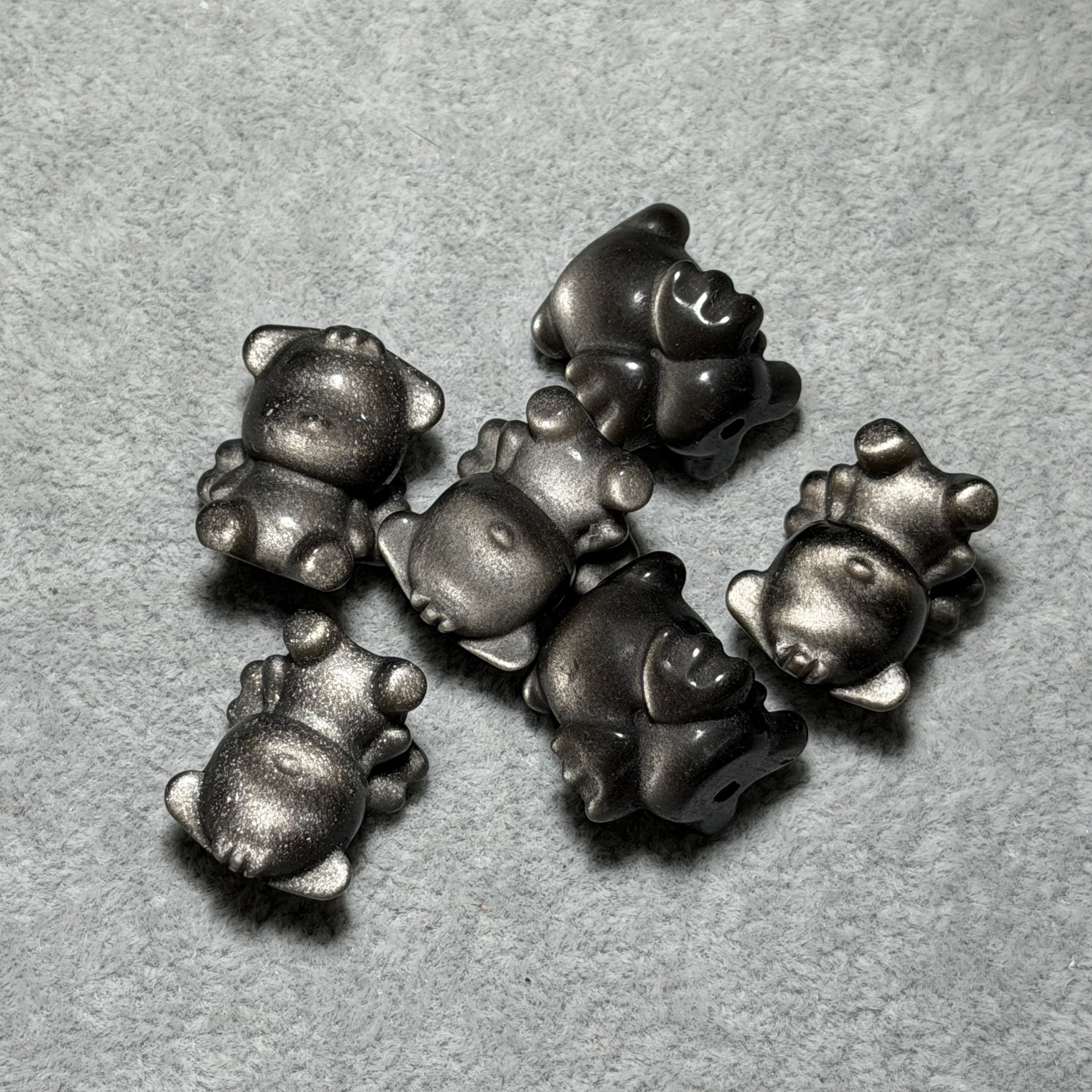 銀曜石天使熊 19*15