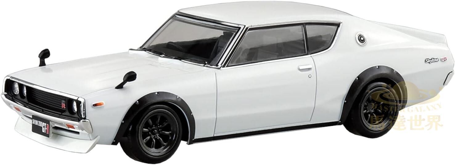 AOSHIMA 拼裝模型套件 日產 Skyline GT-R（白色）18-SP2 比例 1/32