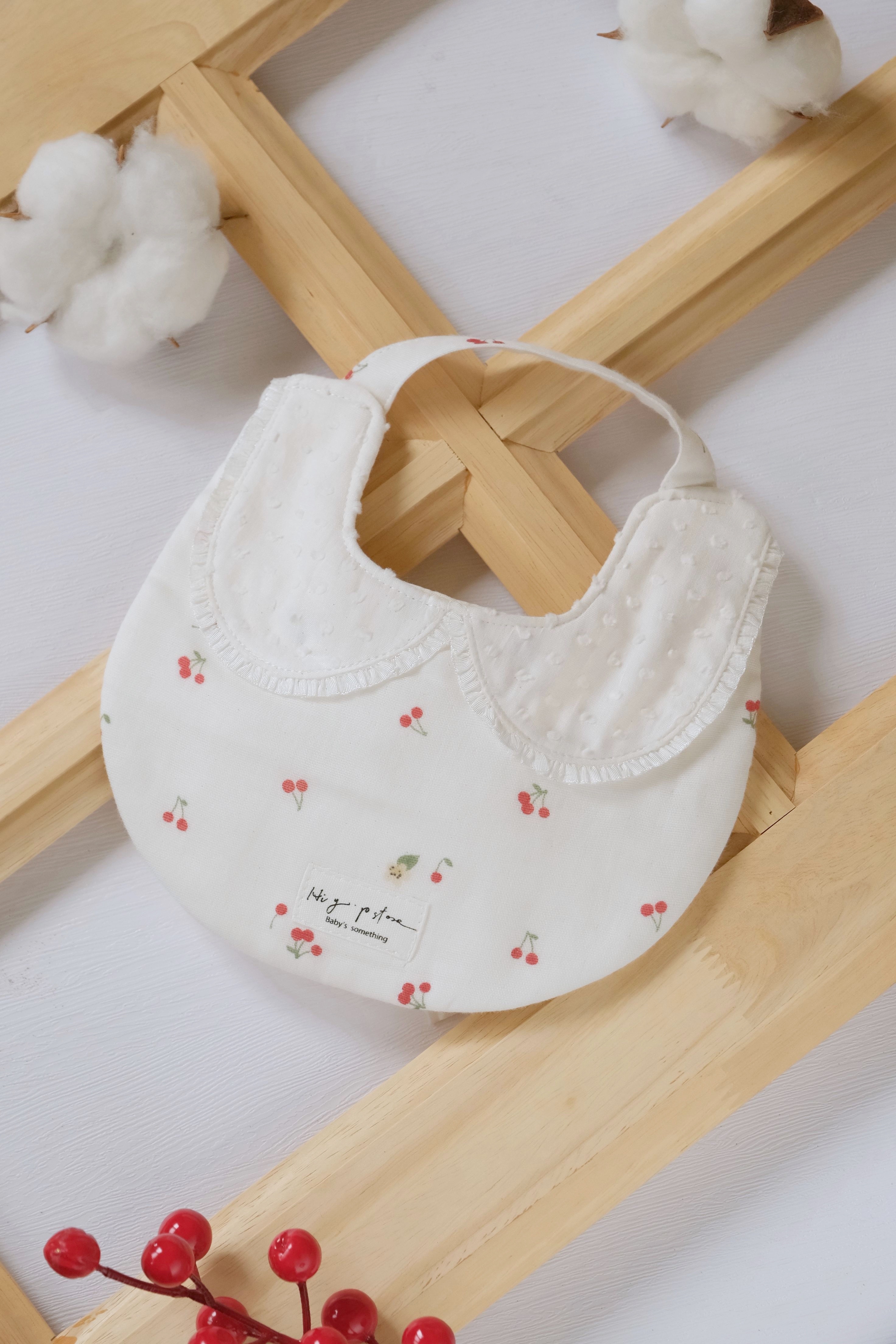 Hi Y.P store-手作圍兜-點點櫻桃